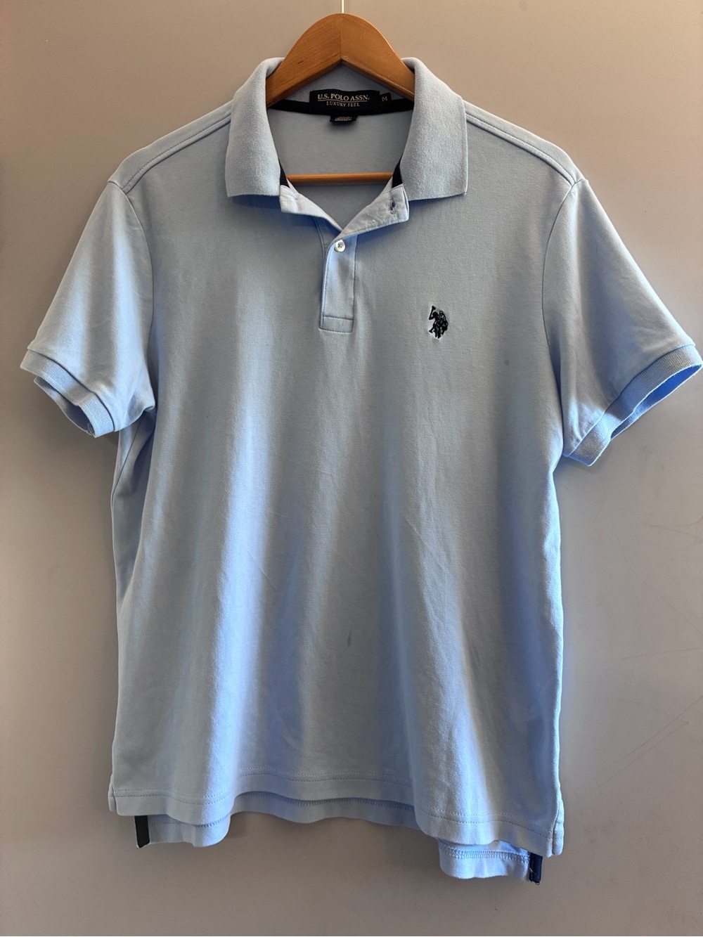 Men’s US Polo by Ralph Lauren light blue with luxury feel cotton